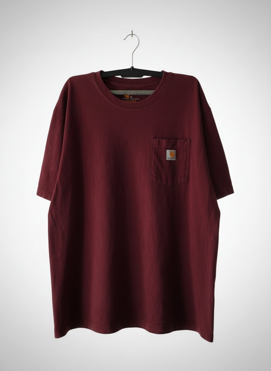 Burgundy Carhartt t-shirt 