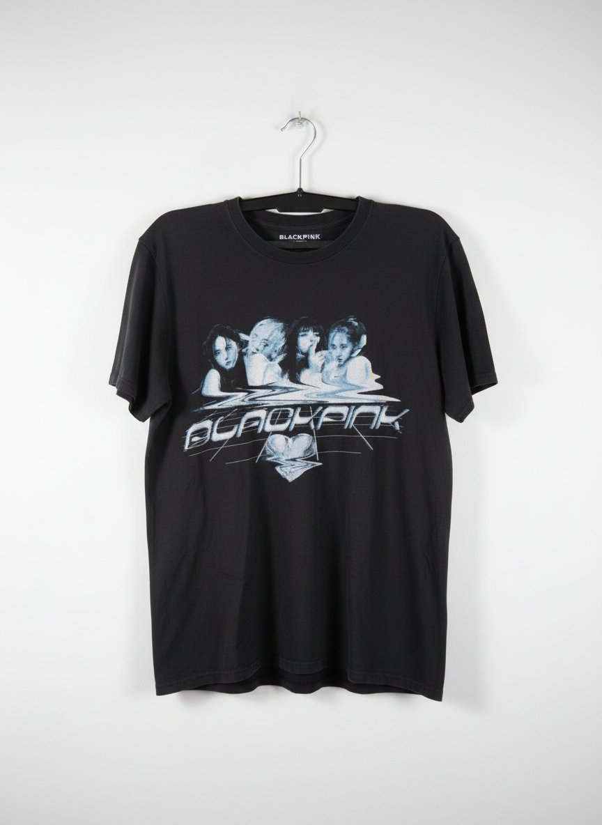 Black BLACKPINK t-shirt 