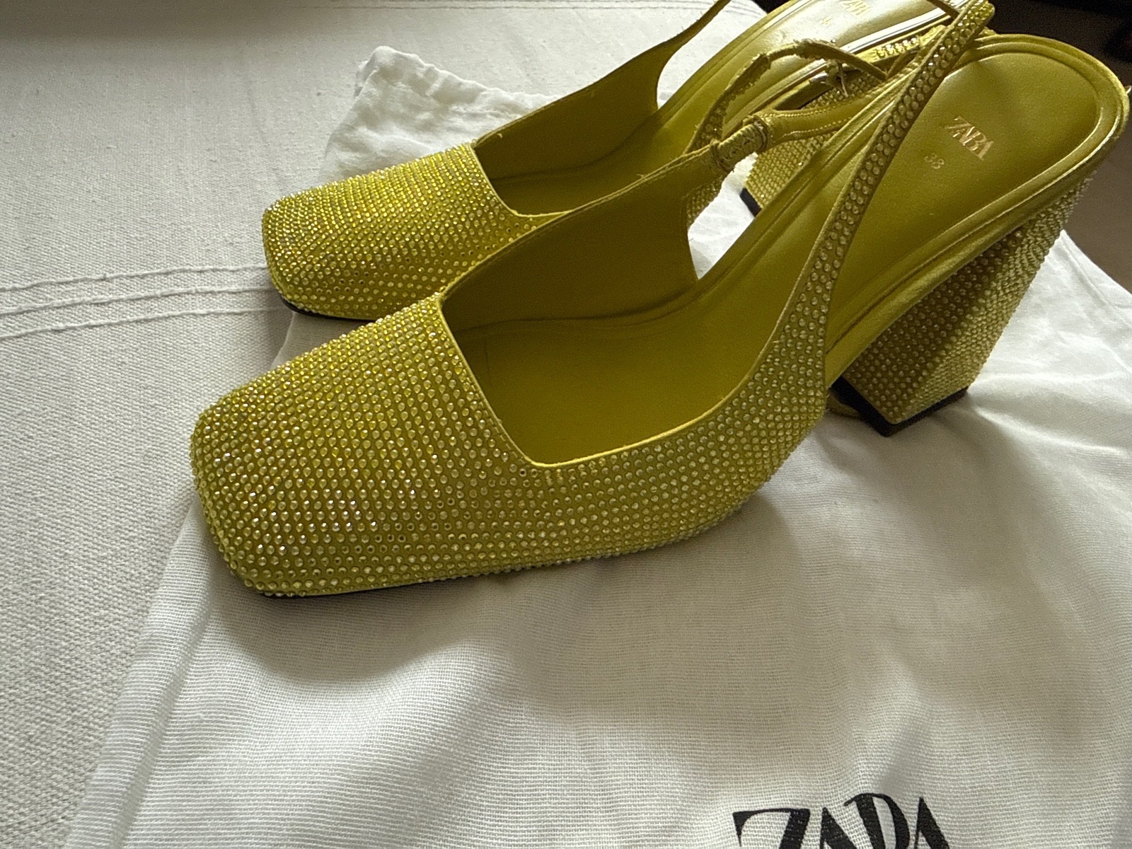 Talons zara en strass 