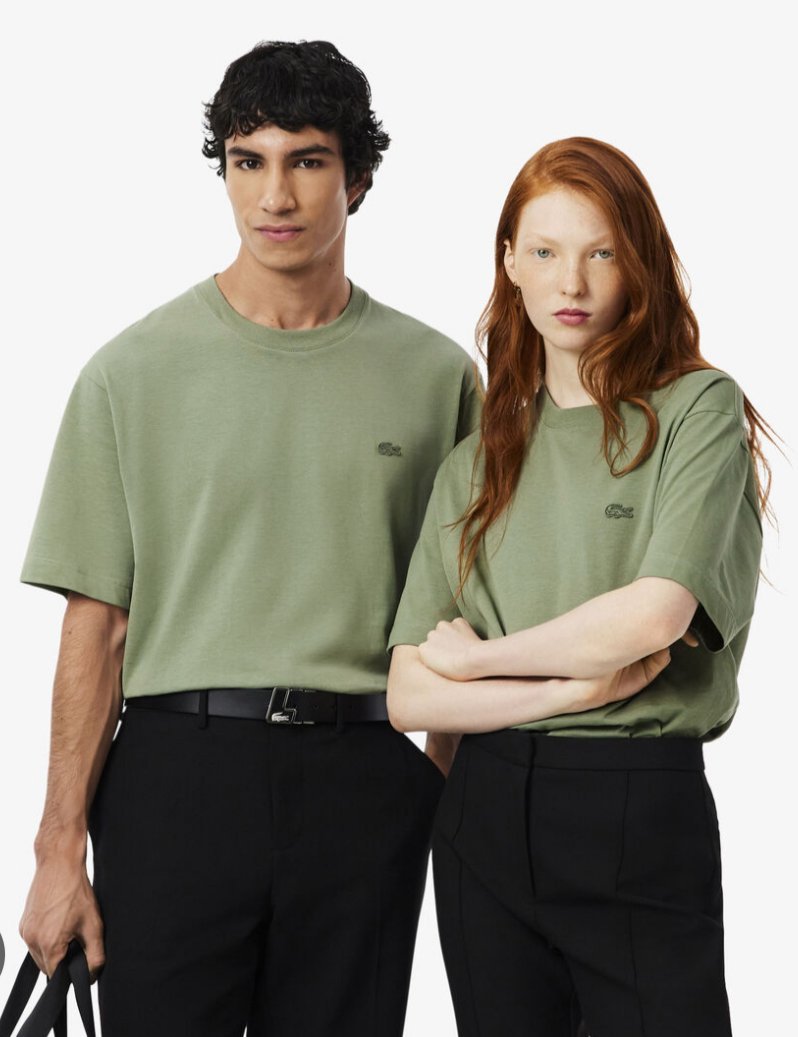 T Shirt Lacoste vert Menthe Unisex Authentique 