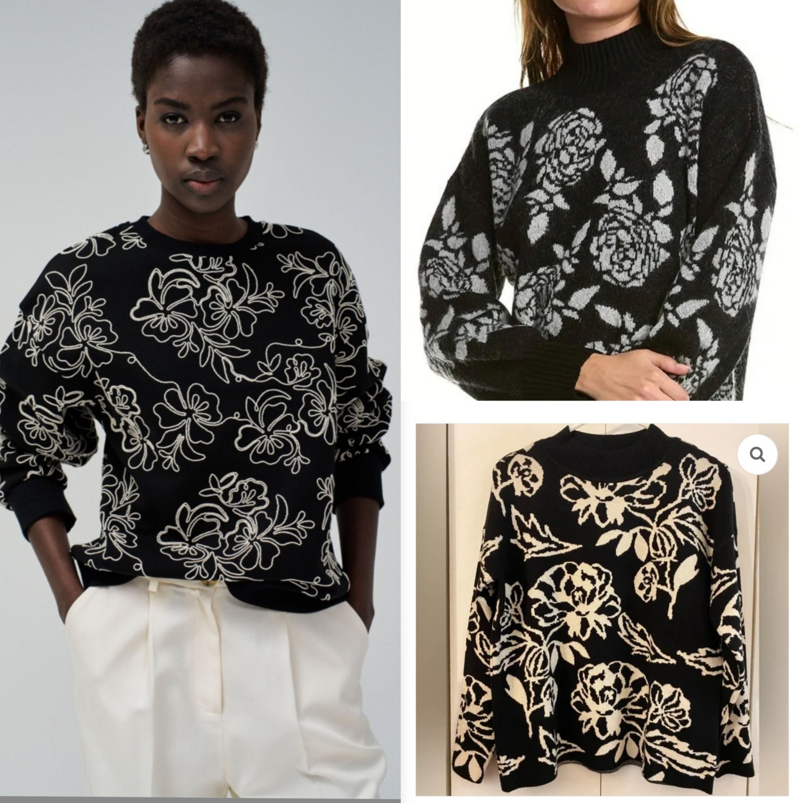 Pull black and white comme Neuf 