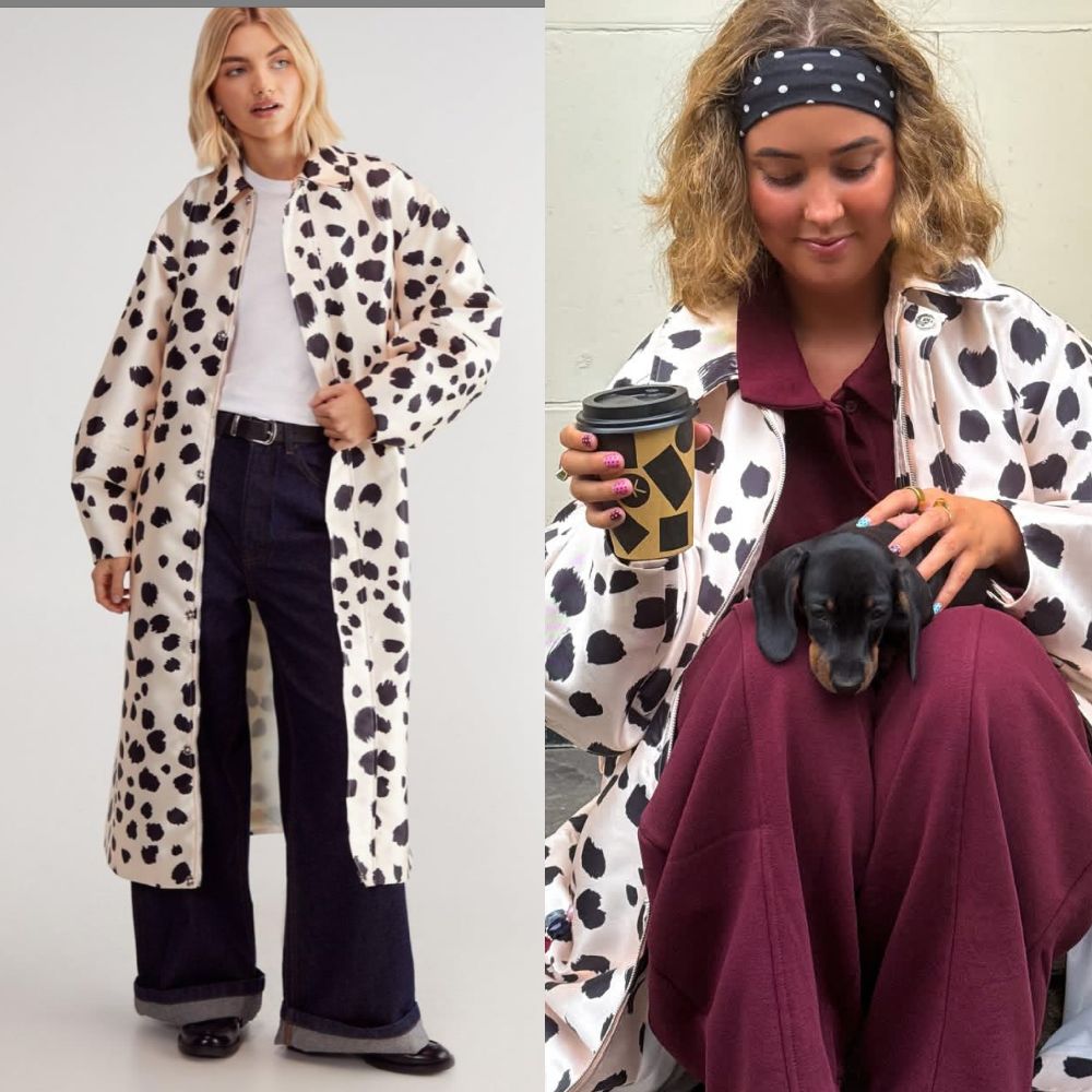 Maxi Coat effet satiné so original Neuf avec étiquette 