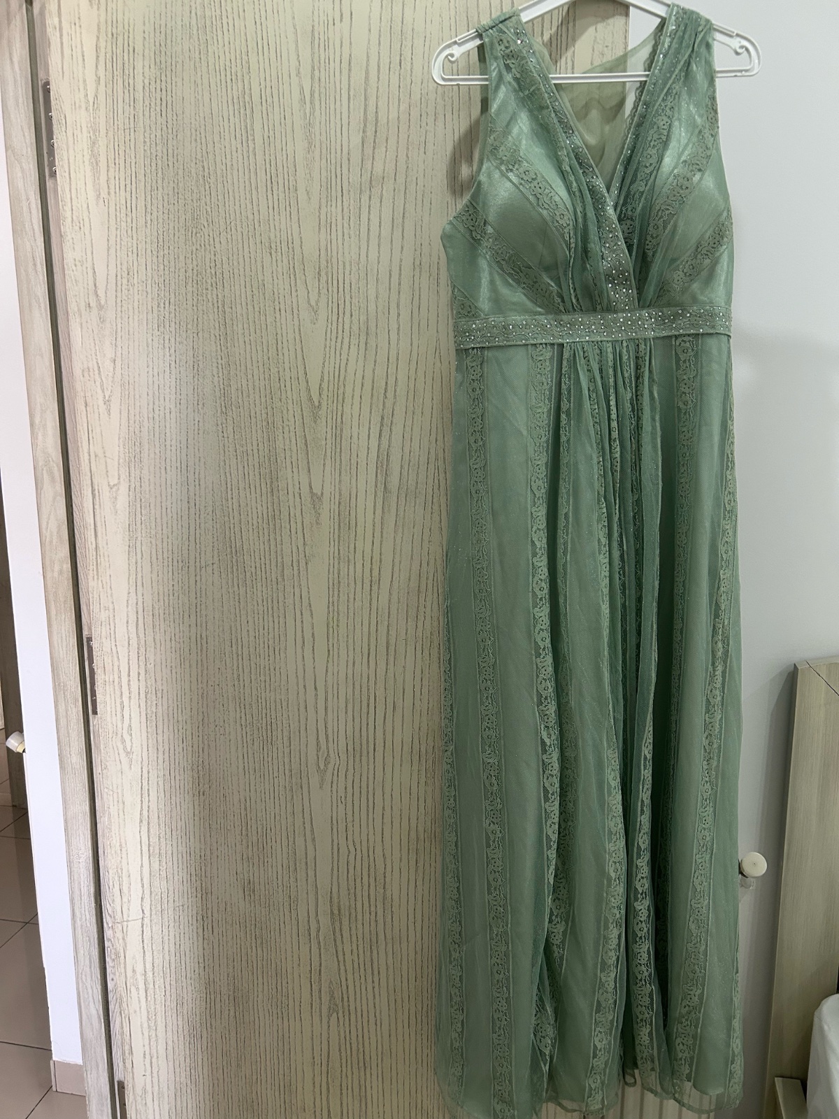 Robe effet satinee 