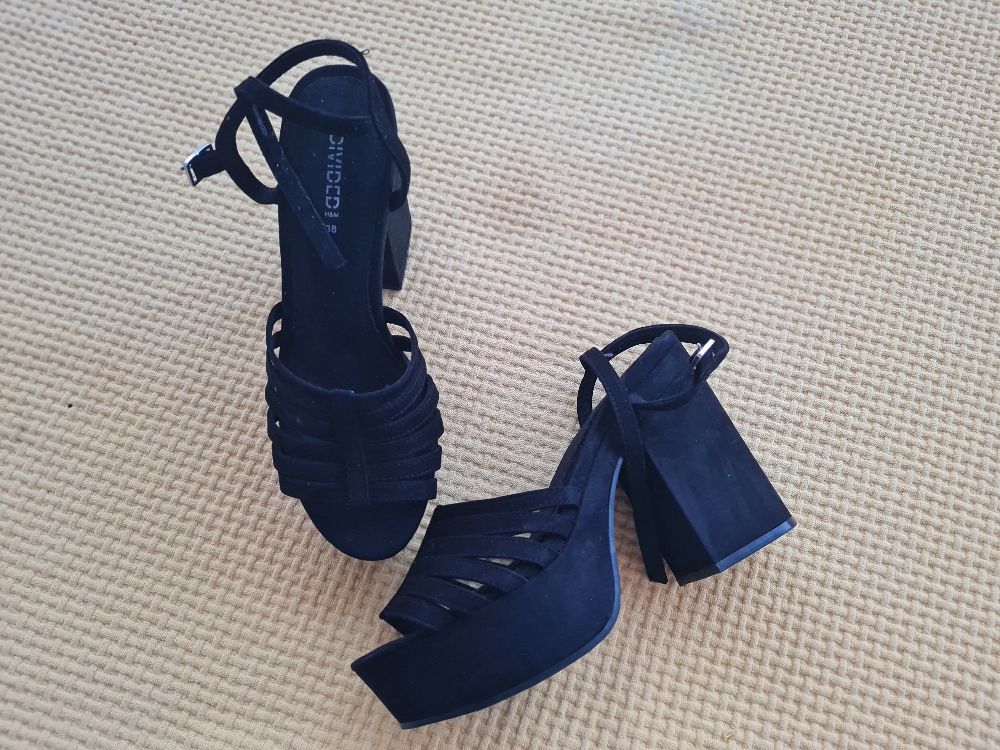Chaussure a talon noire h&m