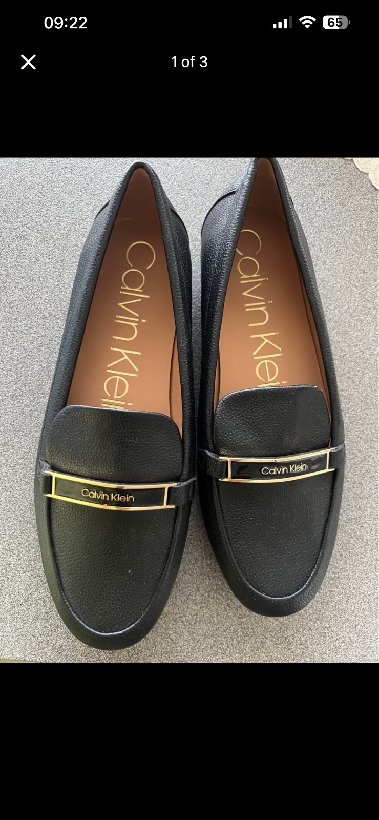 Chaussure femme Ck noir 
