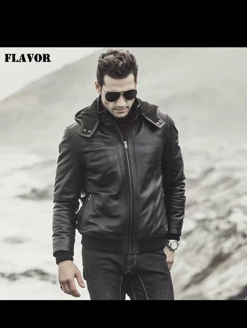 Veste en cuir FLAVOR