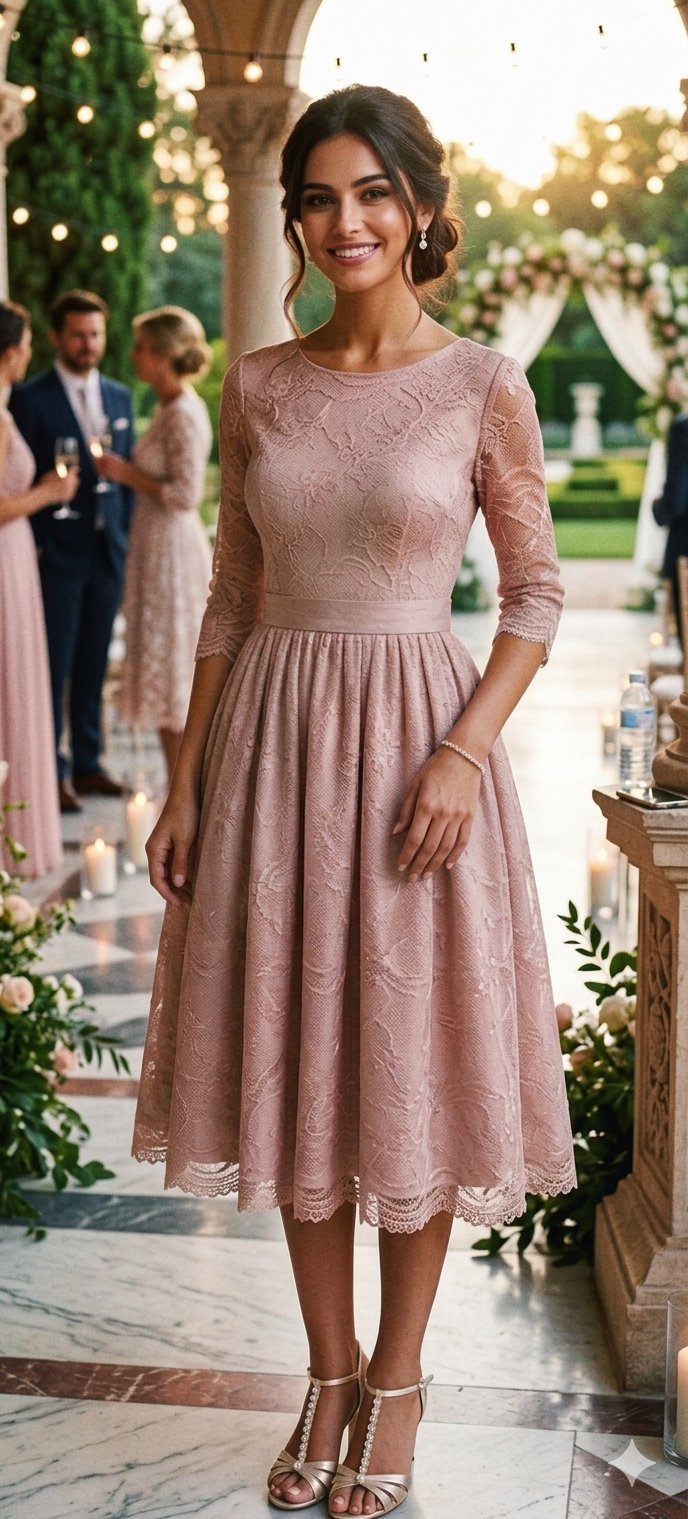 Robe soirée dentelle 