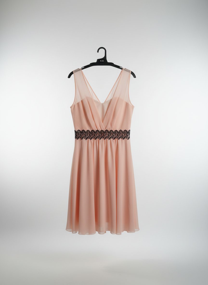 Robe soirée saumon