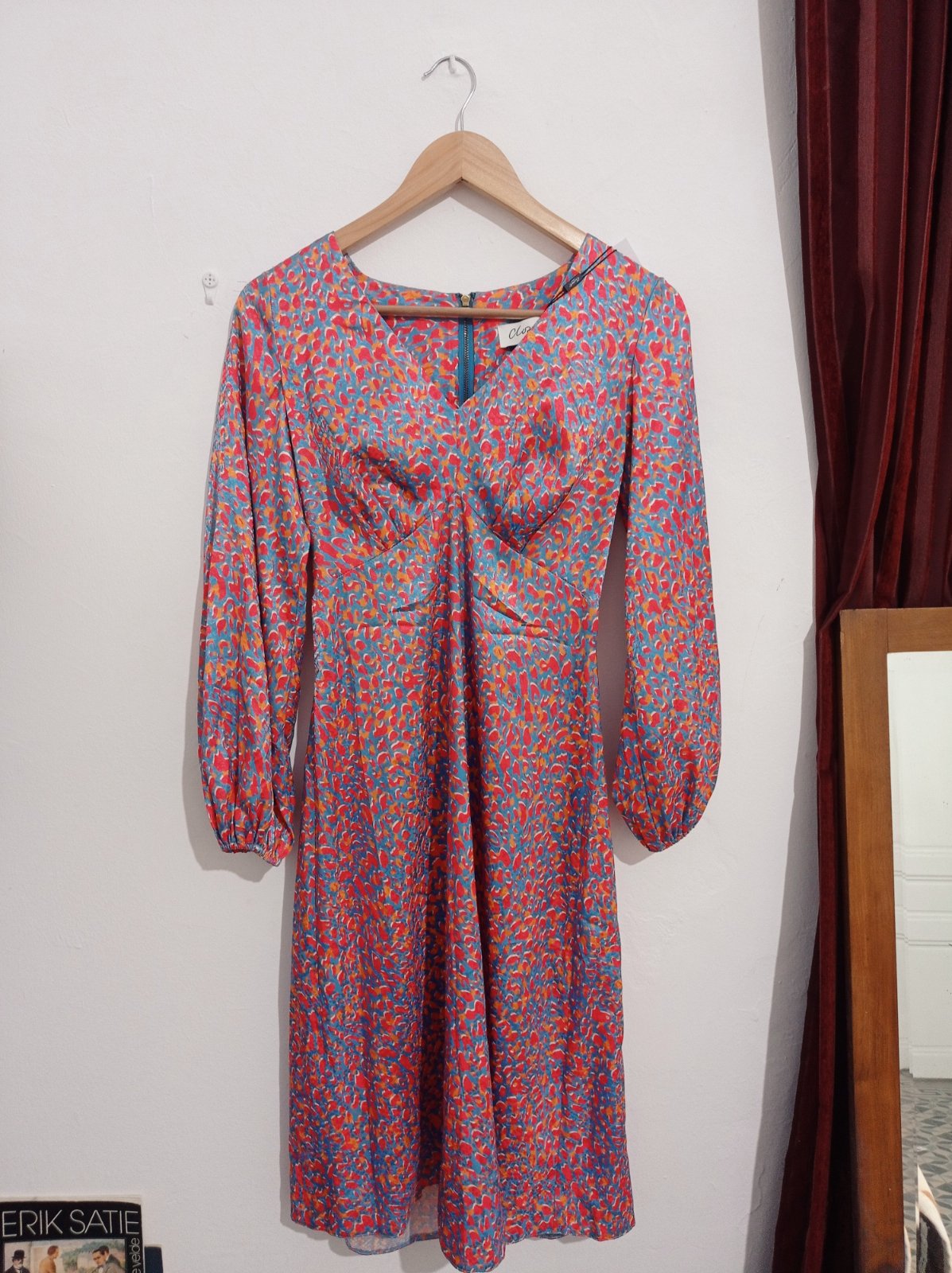 Sublime robe effet satiné 