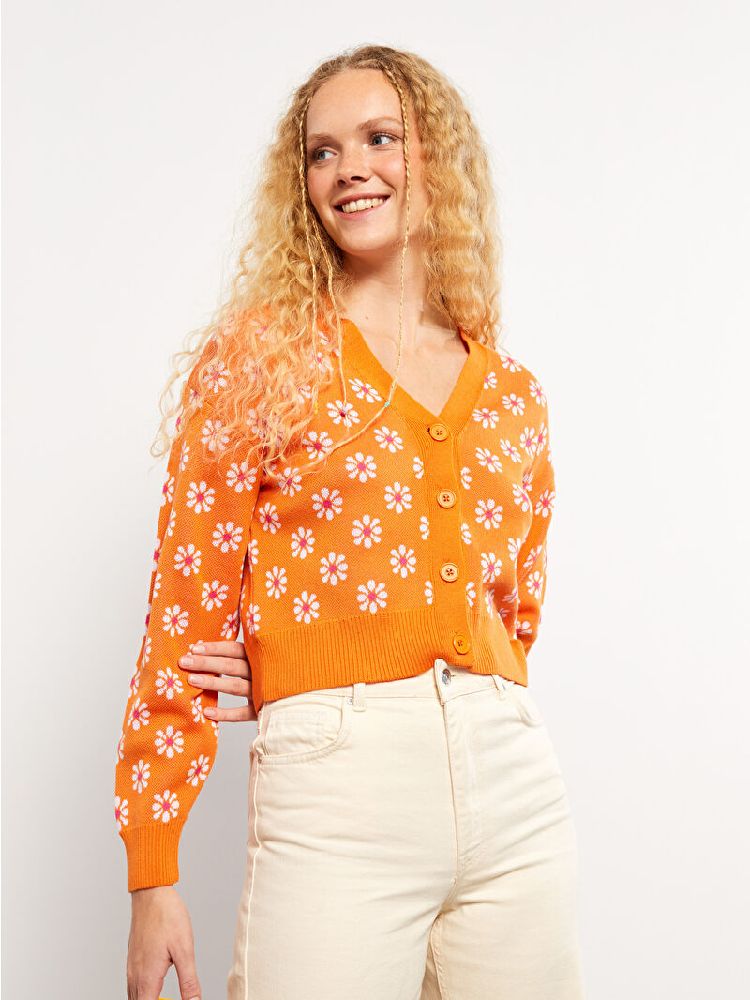 Cardigan Fleuri 