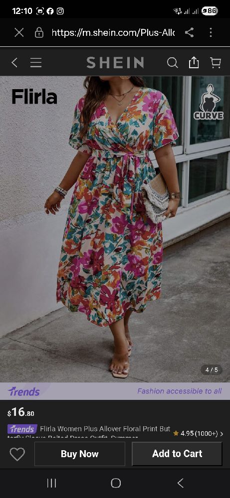Robe fleuri 