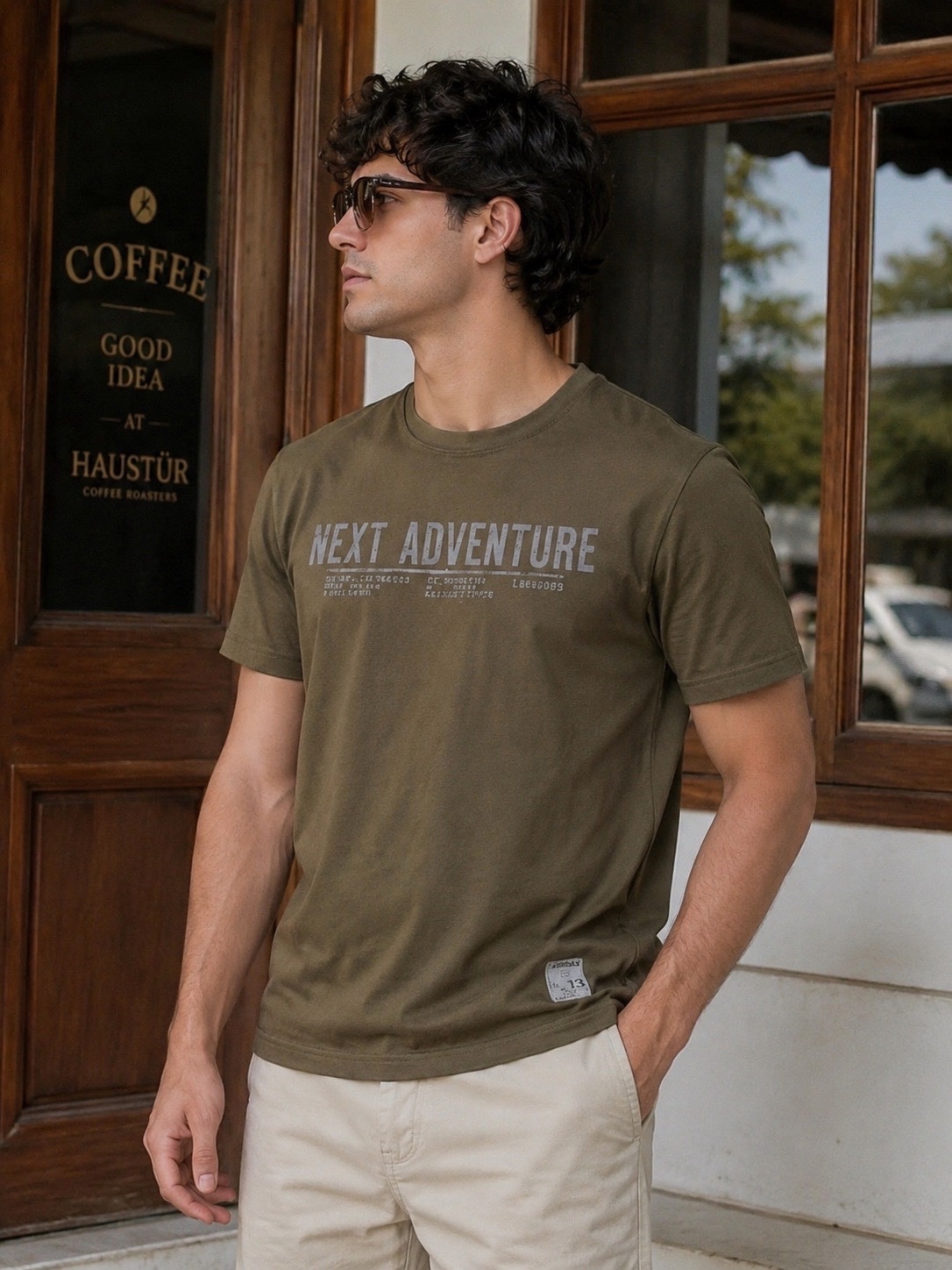 LERROS brown t-shirt 