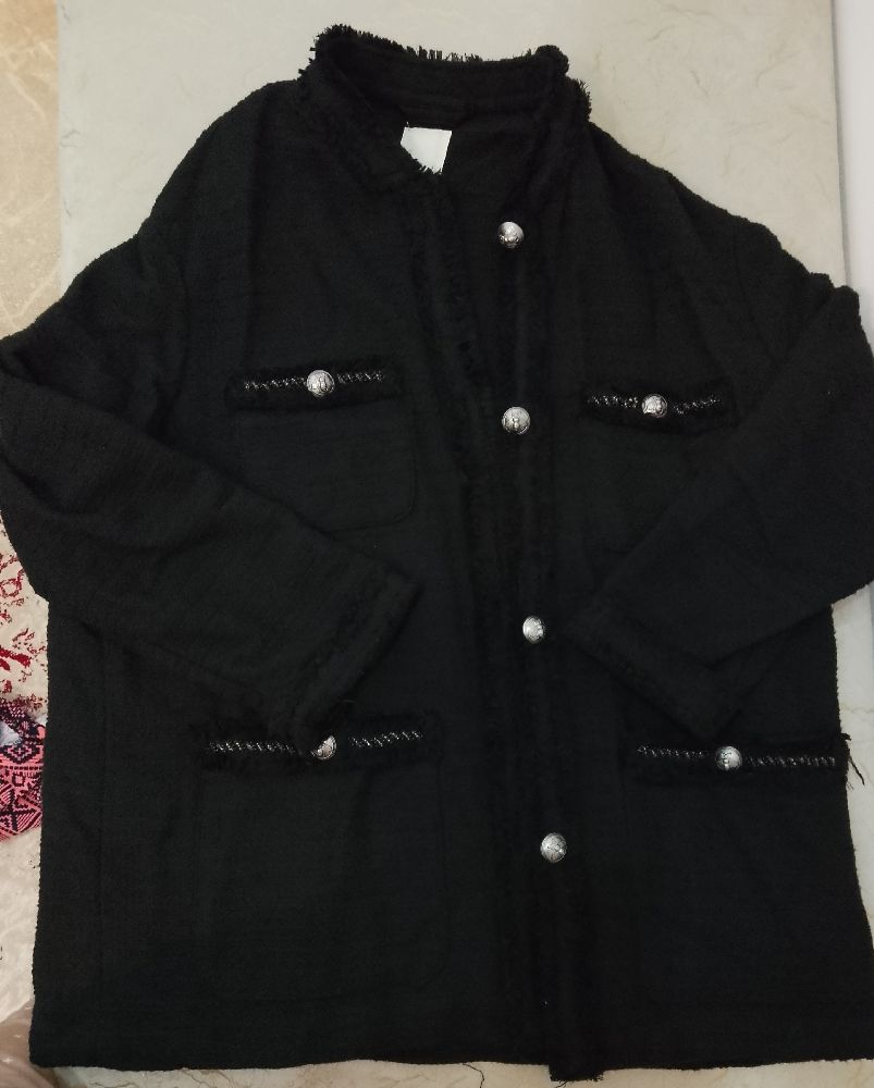 Veste noir en twid 