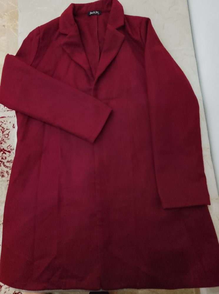 Veste en cachemire bordeaux 
