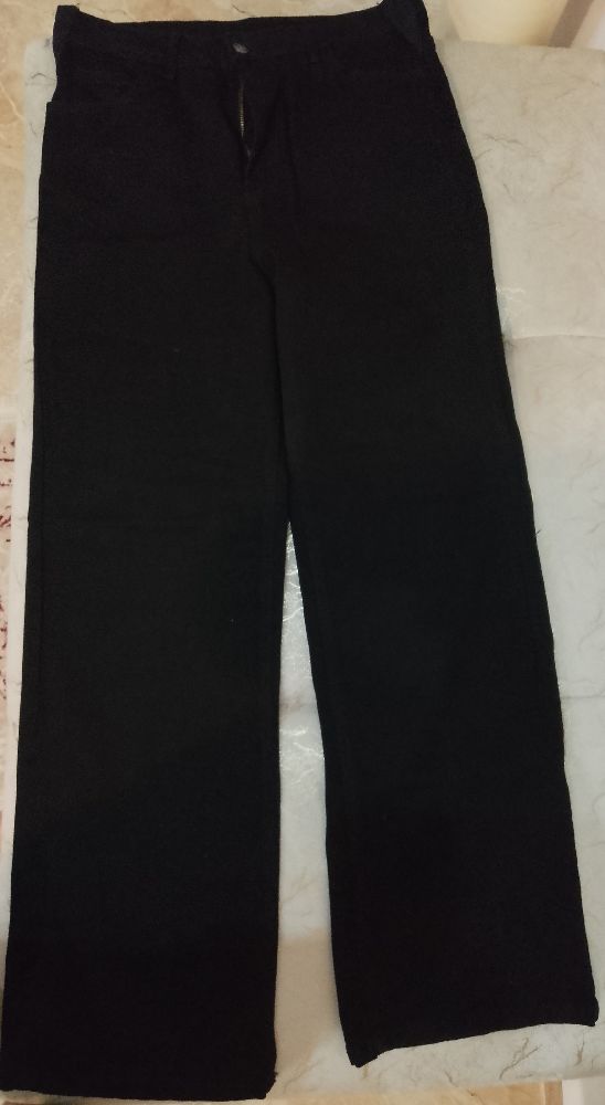 Pantalon djean noir large