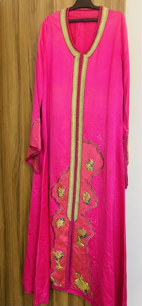 Caftan rose fushia