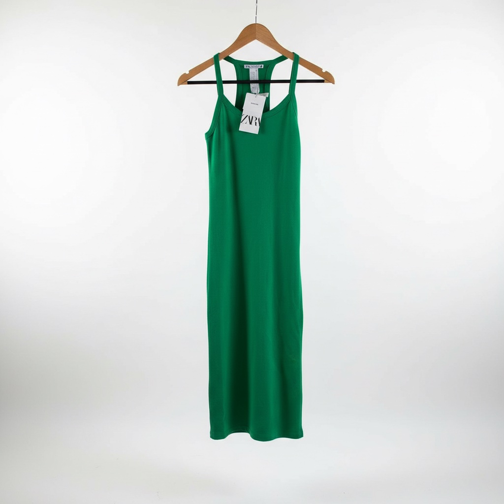 Robe zara midi Vert 