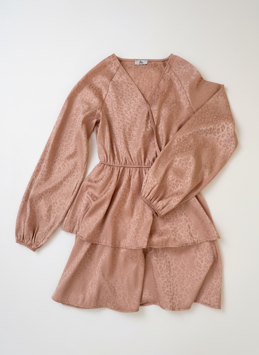 Robe leopard rose comme neuve