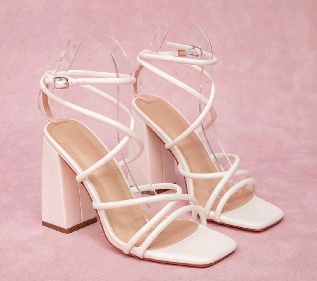 Talon blanc femme 