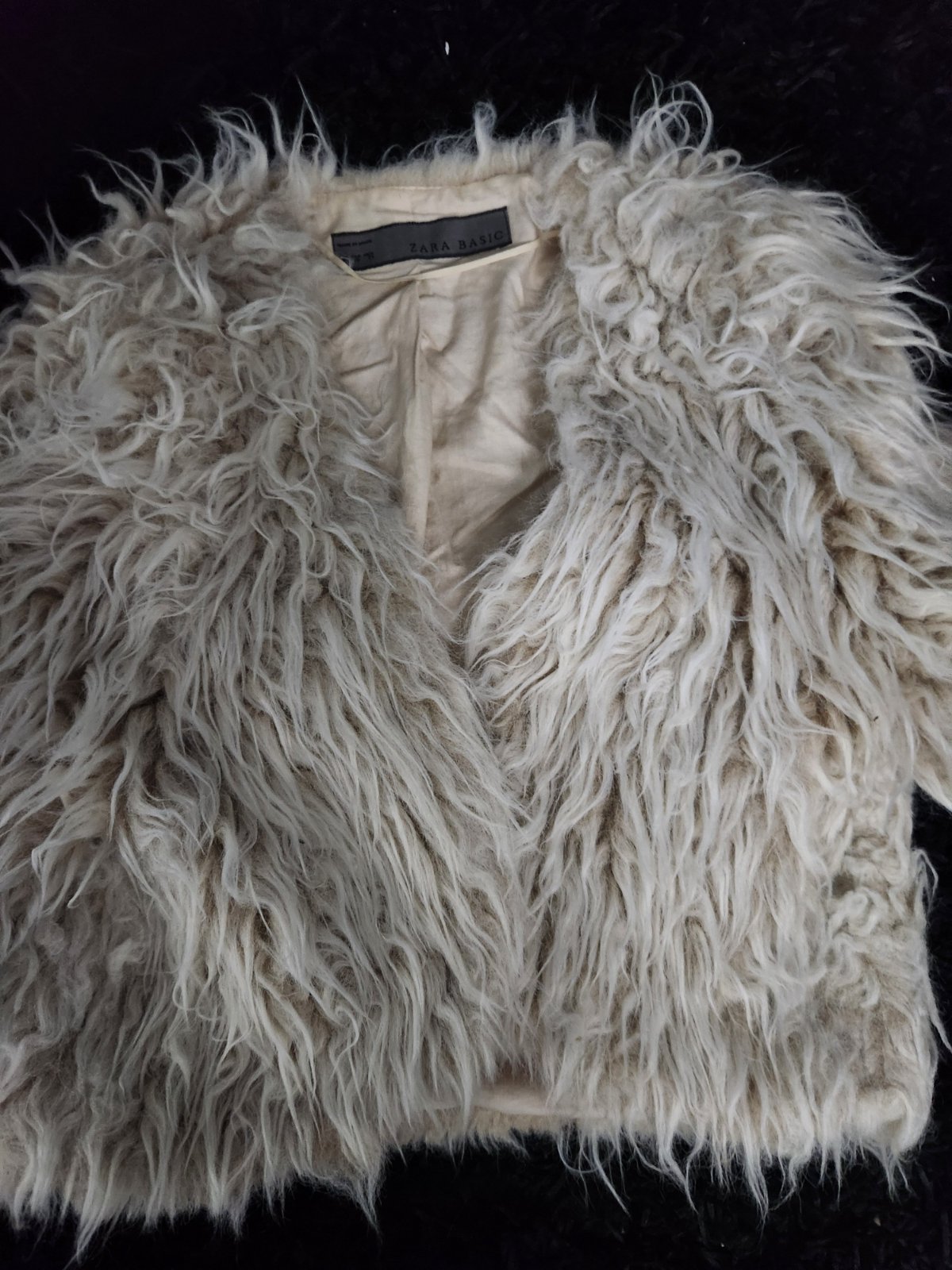 Veste zara fourrure 