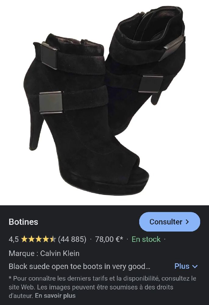 Bottines Calvin klein 