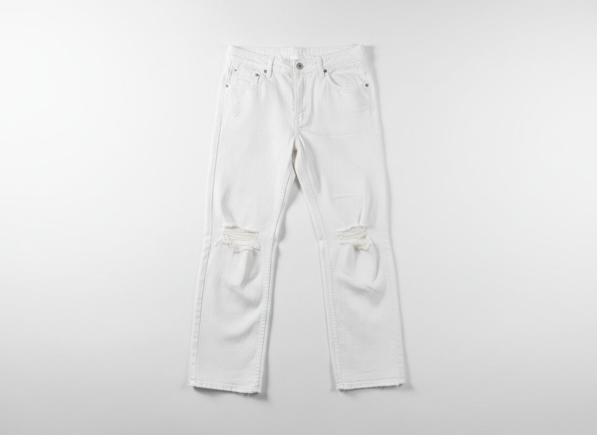 Jean blanc 