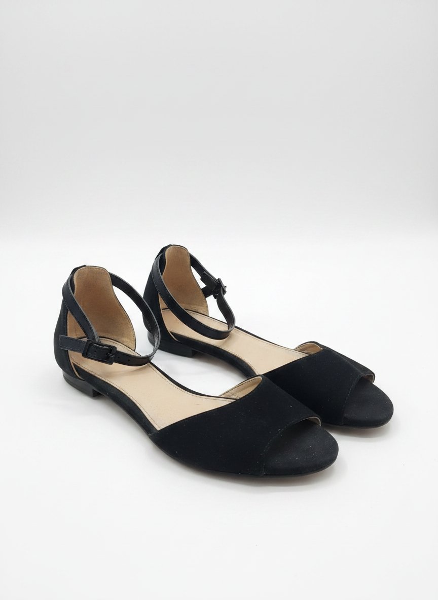 Chaussure noir en daim 