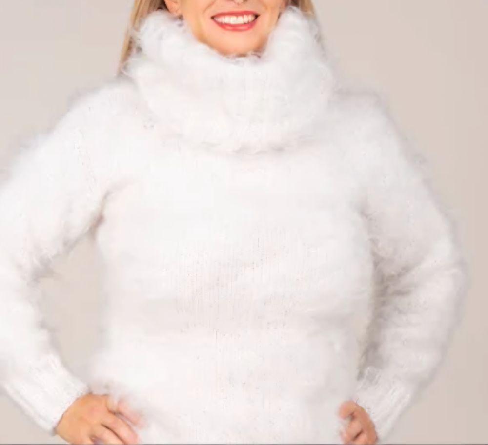 Pull en angora 
