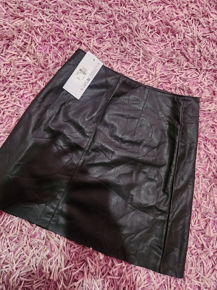 Jupe en cuir 