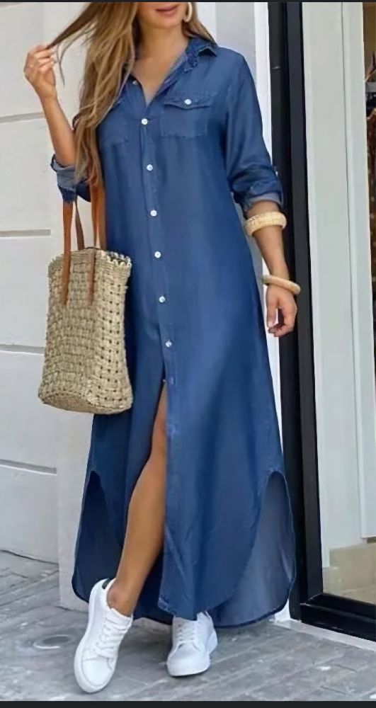 Robe chemise djins 