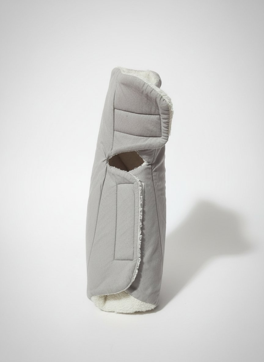Attelle de jambe en plâtre 