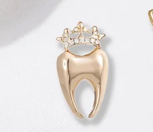 Broche avec strasse 