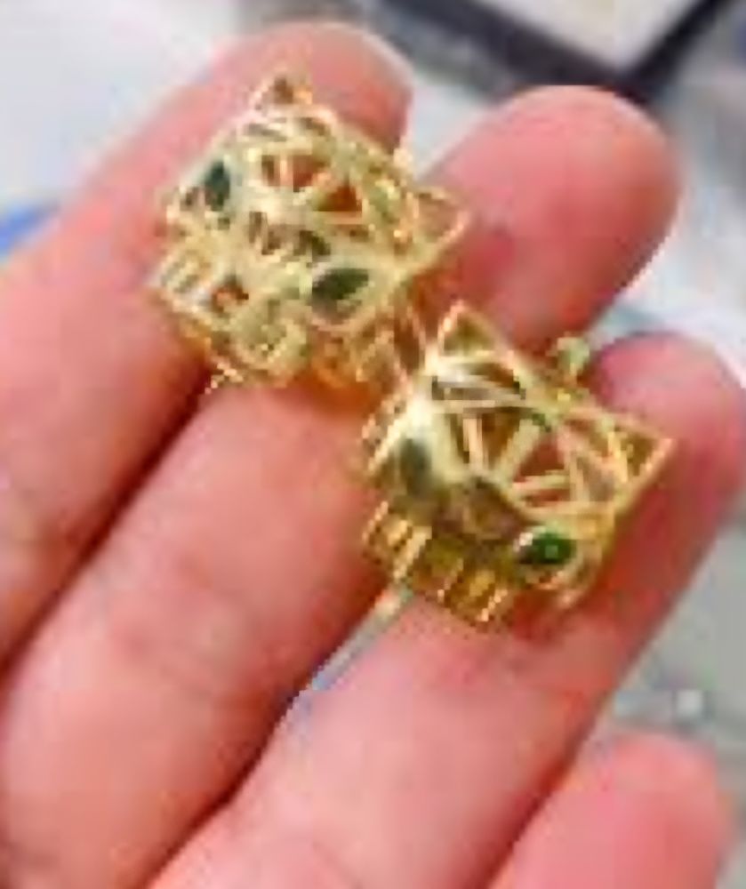 Boucle d'oreille léopard 