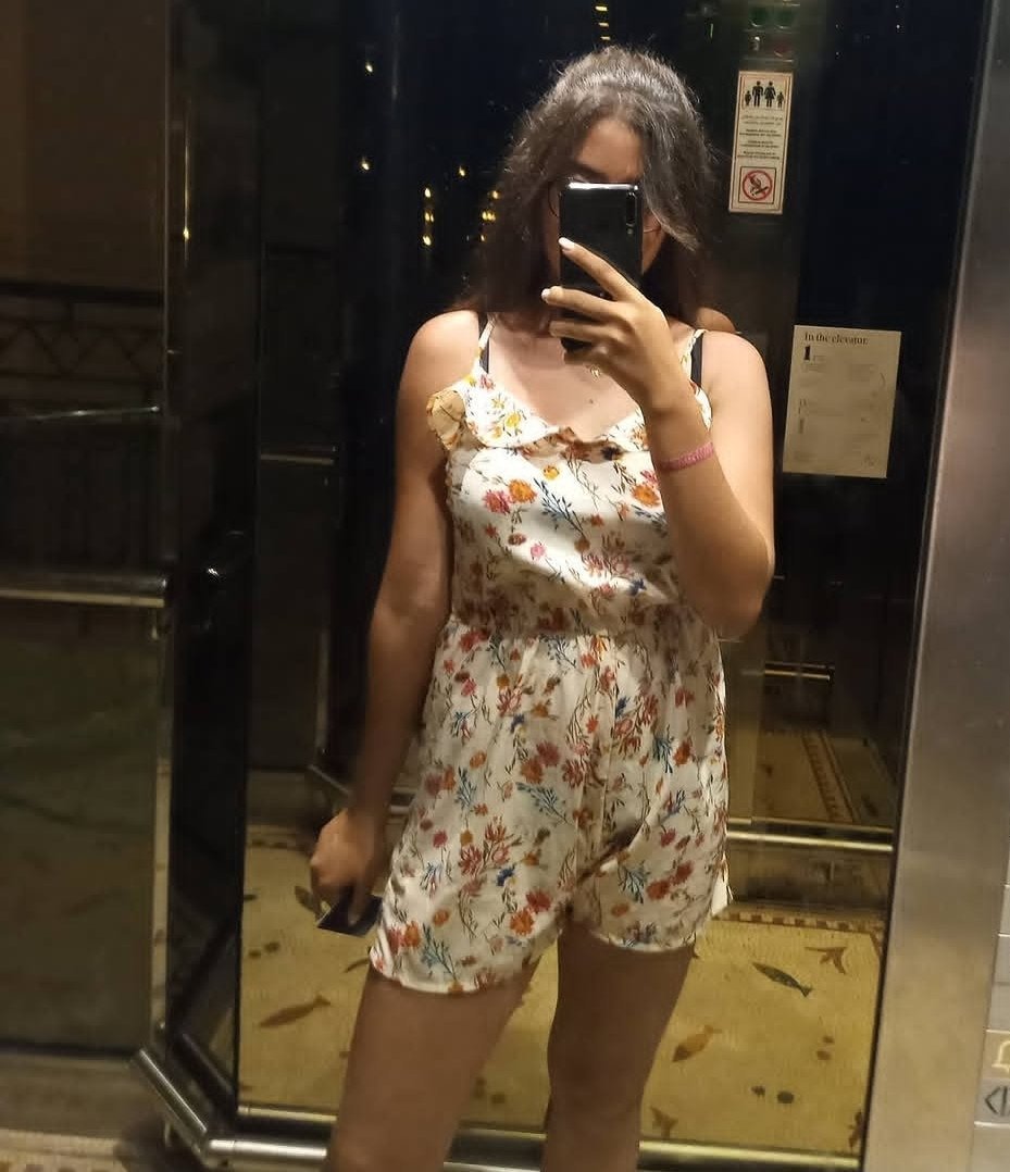 Combishort fleuri