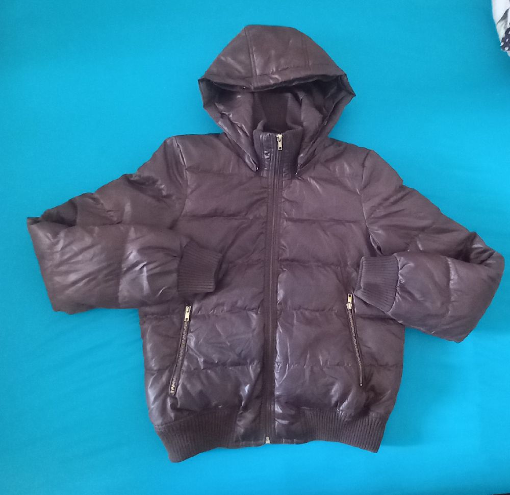un blouson marron marque vero moda jeans 