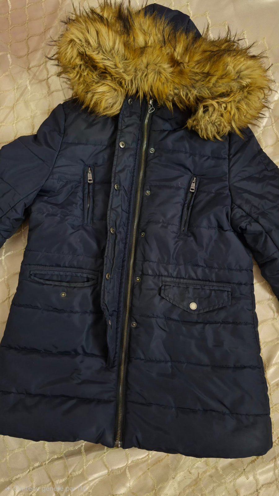 Parka  bleu  impermiable femme hiver