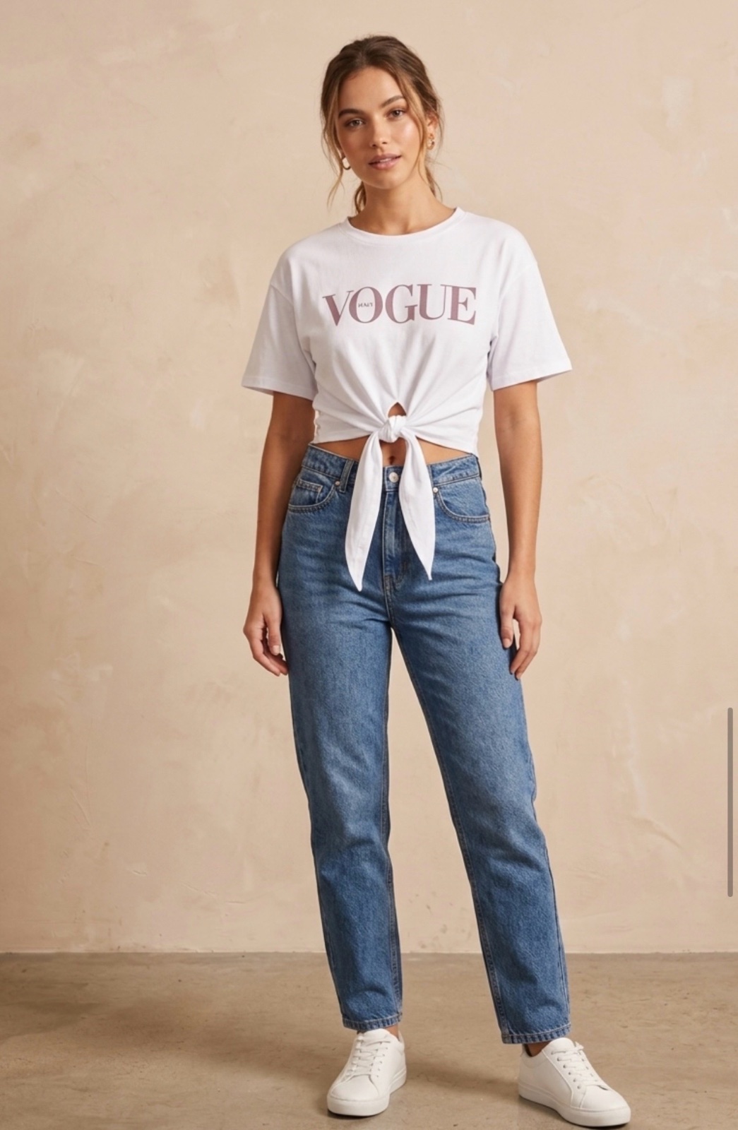 Crop top à nouer jamais porté