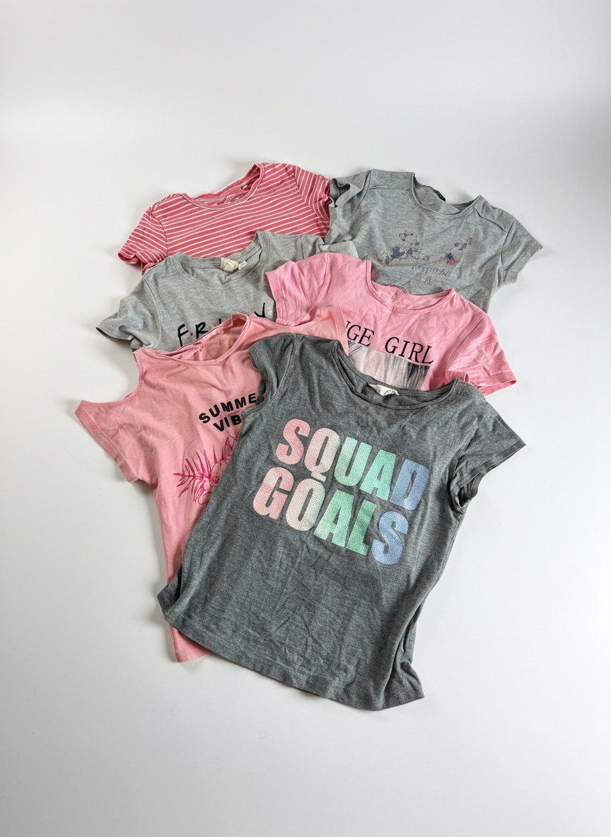 A pack of 6 T-shirts