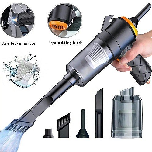 Multifunctional emergency car vacuum cleaner 6 in 1
