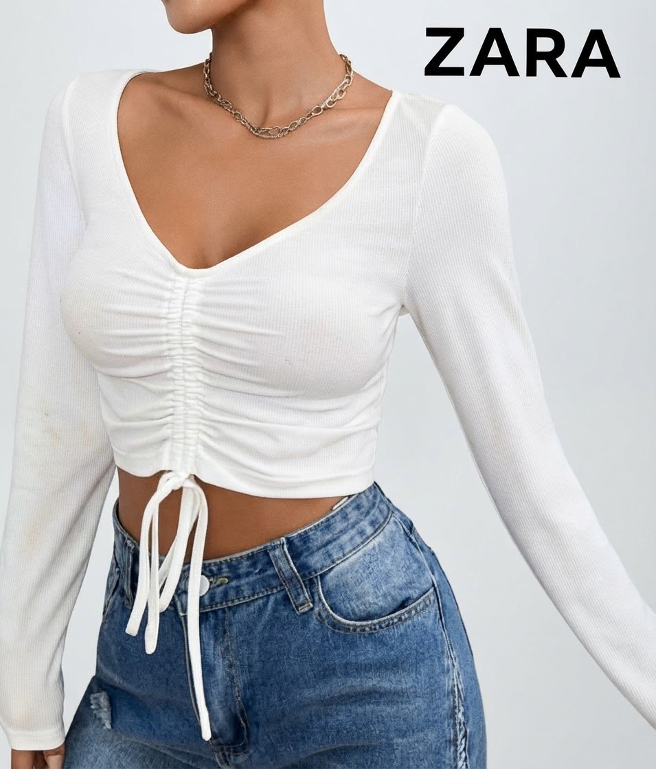 Crop top Zara 🤍