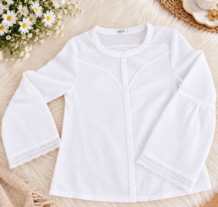 Blouse blanche 🤍💗