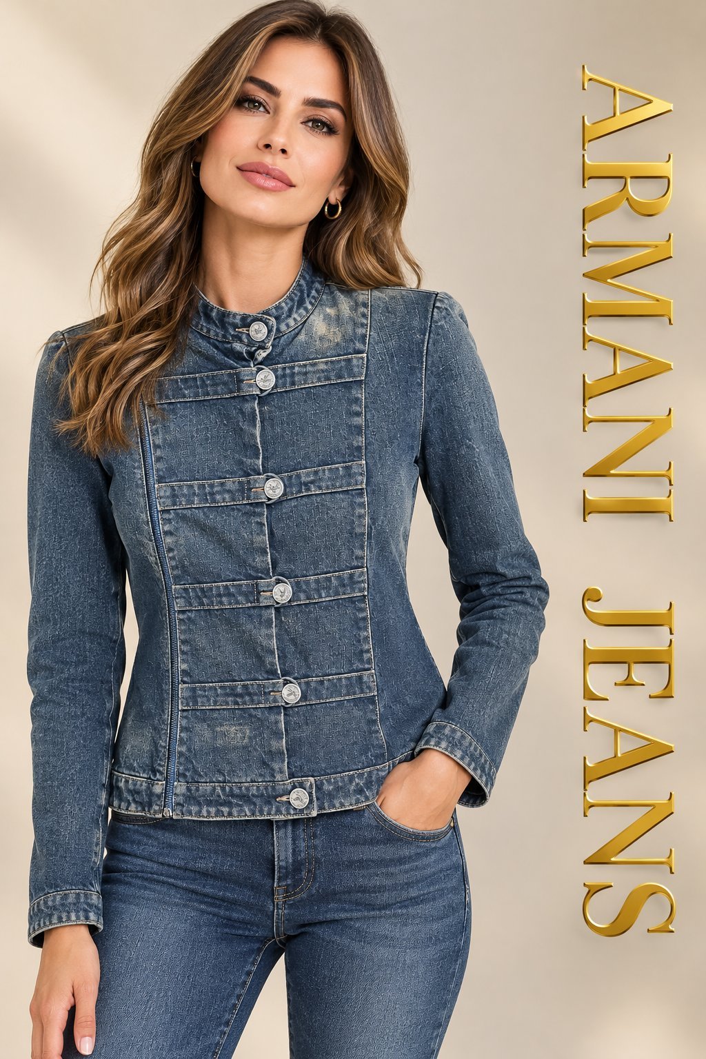 Magnifique veste pour femme de Armani Jeans made in italy taille 42 italienne=38 française 