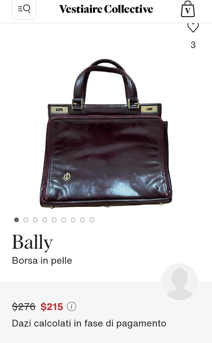 Sac Bally vintage