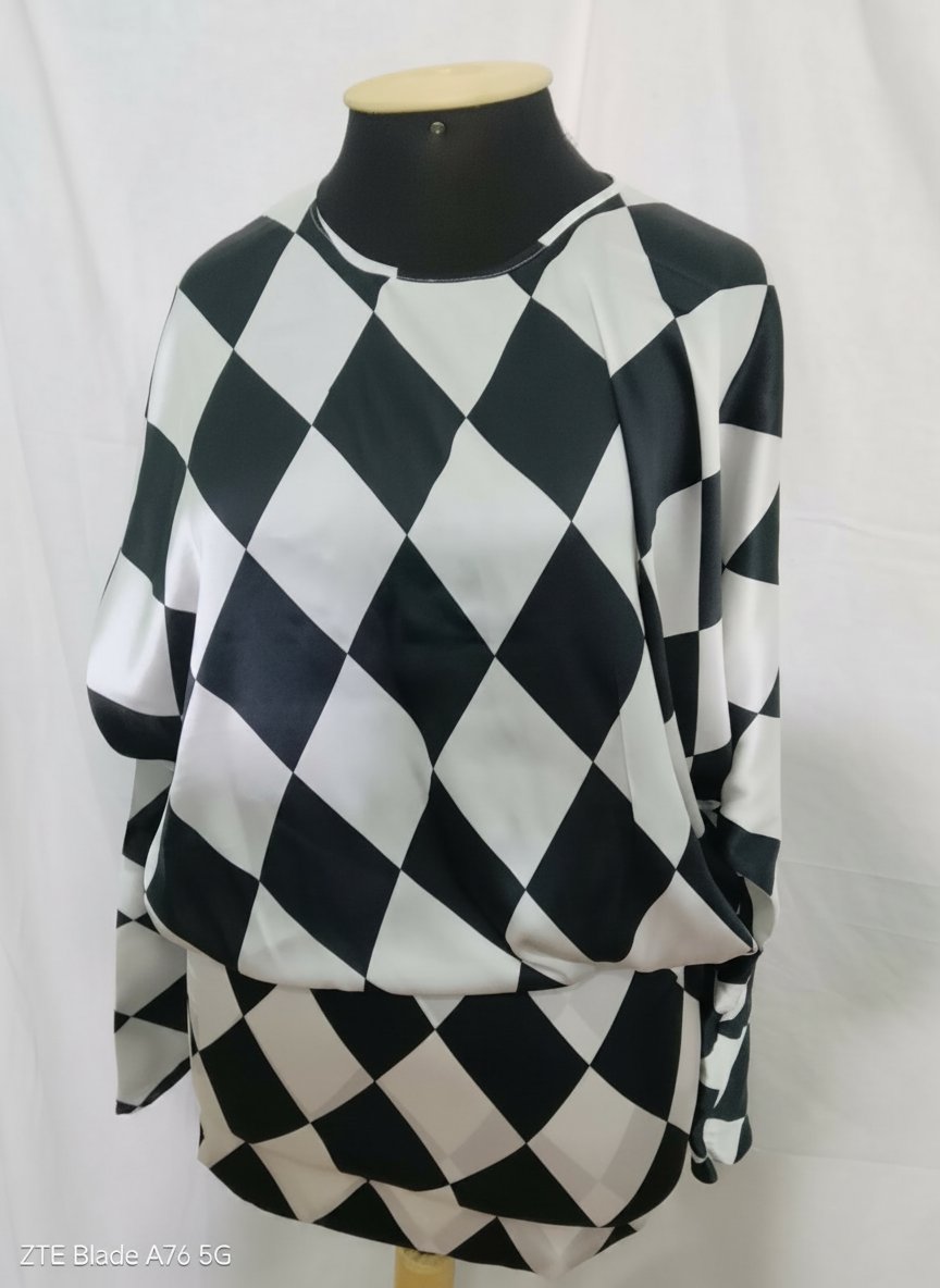 Mini robe American Retro en soie