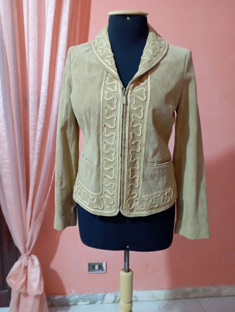 Veste en cuir.suede