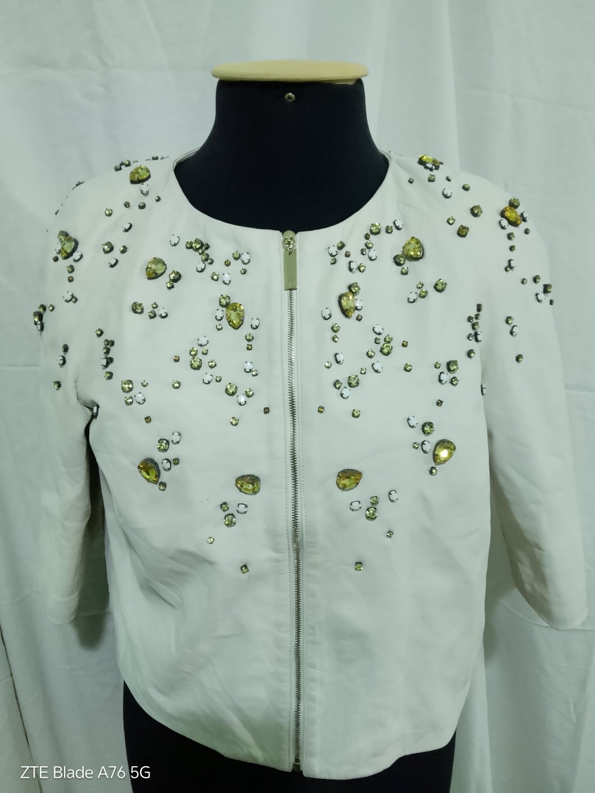 Veste.en cuir veritable Elisabetta Franchi