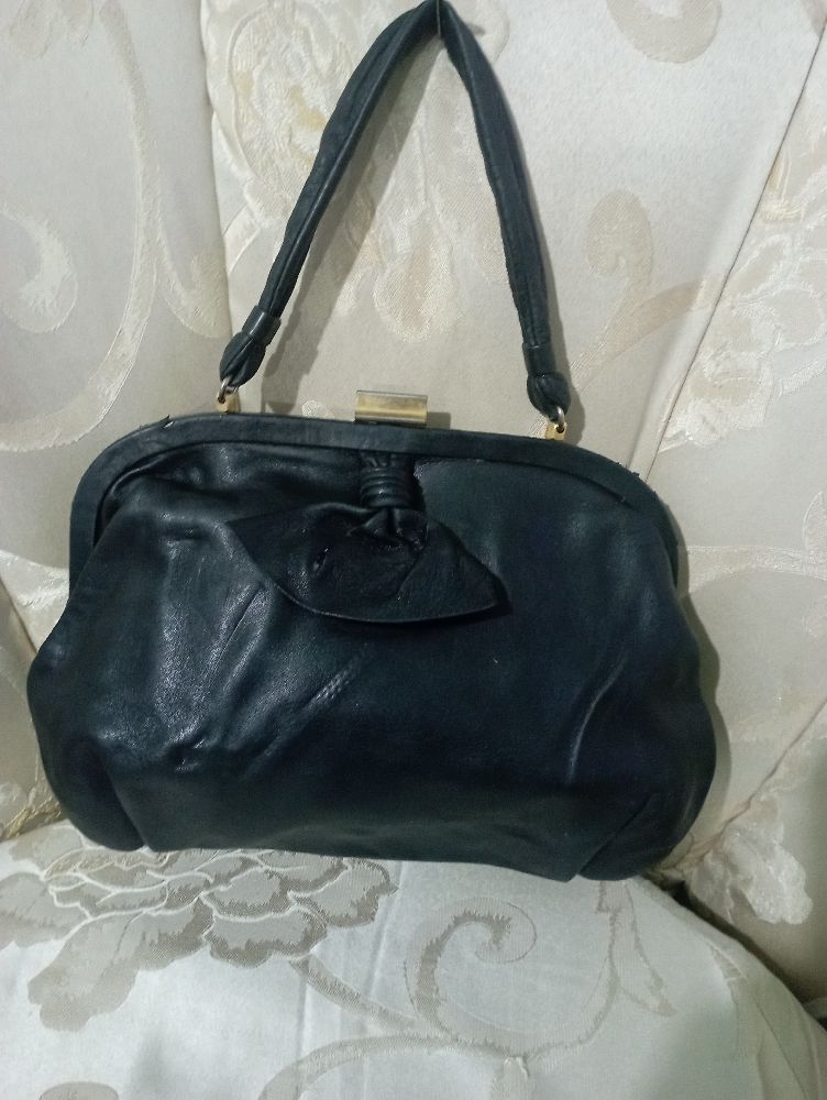 Sac  vintage cuir veritable