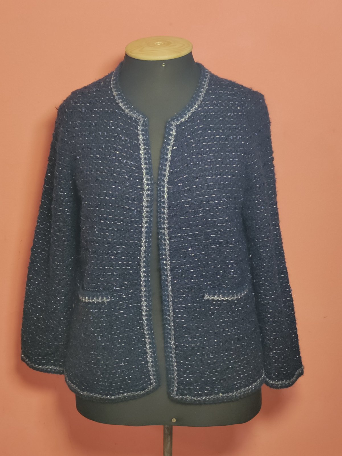Belle Gilet de Luisa Spangnoli taille L en cotton 