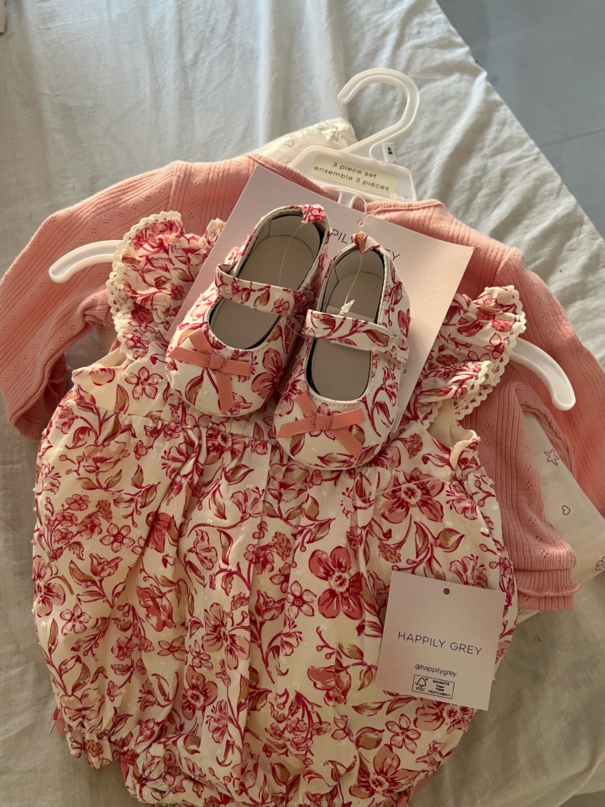 3 pieces Set Happily Grey