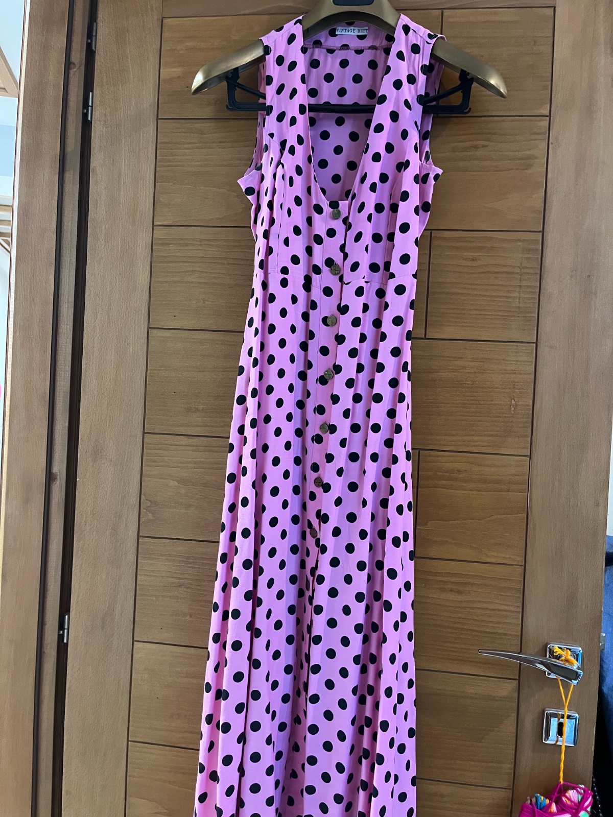 Robe petits pois